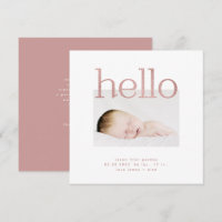 hallo Glitter Pink-Folie moderne, eenvoudige minim