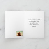 hallo God, ik ben weer een poesje met een binnenve Kaart (Binnen)