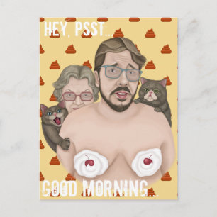 Hallo, Goedemorgen Briefkaart