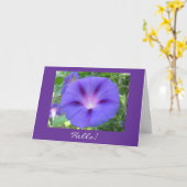 Hallo Goedemorgen glorie! Kaart (Gele Bloem)