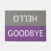 hallo \ Goodbye Doormat Deurmat (Voorkant)