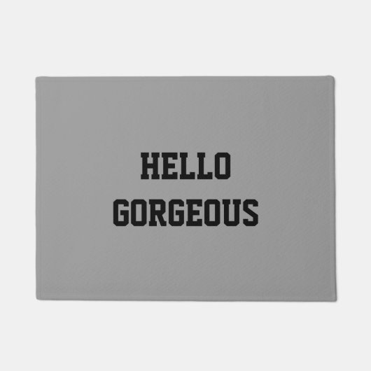 hallo GORGEOUS Deurmat (Voorkant)