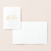 Hallo Goud Folie Kaarten (Display)