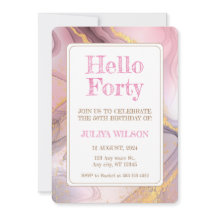 Hallo Goud glitter roze verjaardagsfeestje