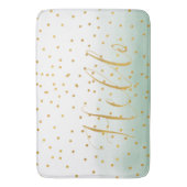 Hallo Goud Mint Confetti Ombre Badmat (Voorkant Verticaal)