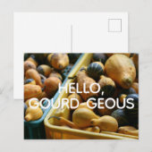 hallo, Gourd- Briefkaart (Voorkant / Achterkant)