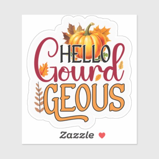 Hallo Gourdgeous! Sticker (Vel)