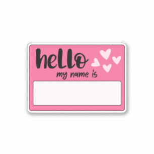 Hallo Graffiti Sticker