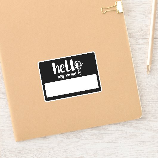 Hallo Graffiti Sticker (Notitieboek)