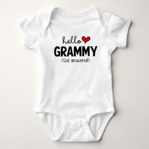 hallo Grammy God antwoordde gebed Romper