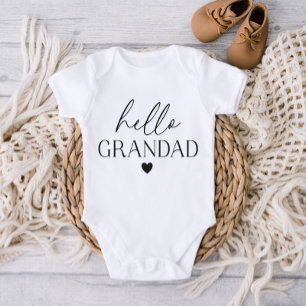 Hallo ₩ Grandad - Aankondiging van zwangerschap Romper
