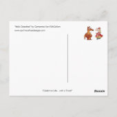 hallo GRANDMA! Briefkaart van April McCallum (Achterkant)