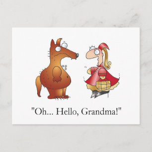 hallo GRANDMA! Briefkaart van April McCallum