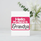 hallo Grandpa Briefkaart (Staand voorkant)