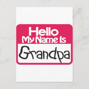 hallo Grandpa Briefkaart