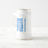 Hallo Grappig afscheid 9 tot 5 Bierpul (Voorkant links)