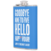 Hallo Grappig afscheid 9 tot 5 Heupfles (Links)