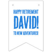 Hallo Grappig afscheid 9 tot 5 Vlaggetjes (Tweede vlag)