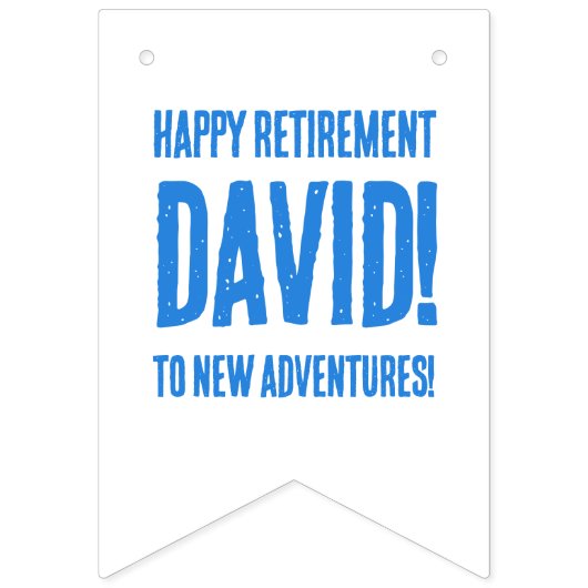 Hallo Grappig afscheid 9 tot 5 Vlaggetjes (Tweede vlag)