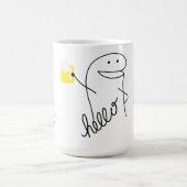 HALLO GRAPPIG CARTOON MEDEWERKER CADEAU MOK (Center)