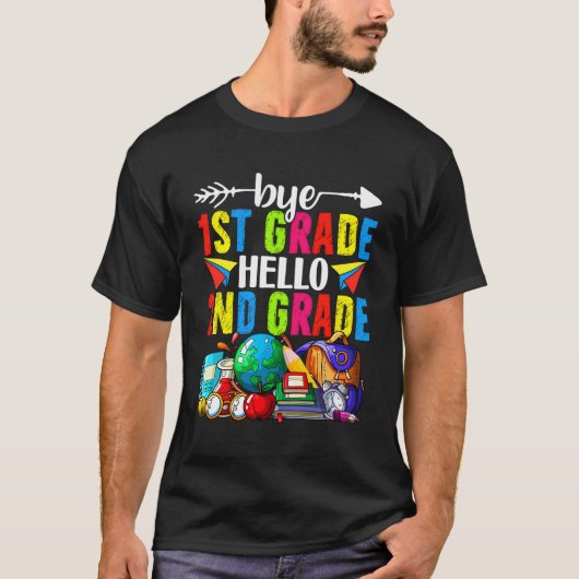 Hallo Grappig doei 1e klas T-shirt (Voorkant)