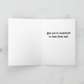 Hallo Grappig goed Giraffe Wenskaart Kaart (Binnen)