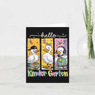 Hallo Grappig Goose Kindergarten eerst weer naar s Kaart
