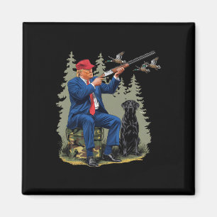 Hallo Grappig Jagen Eend Trump Camo Hunting Magneet