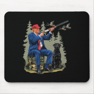 Hallo Grappig Jagen Eend Trump Camo Hunting Muismat
