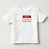 Hallo Grappig peuter T-shirt, mijn naam is dames M Kinder Shirts (Voorkant)