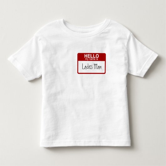 Hallo Grappig peuter T-shirt, mijn naam is dames M Kinder Shirts (Voorkant)