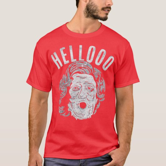 Hallo! Grappig T-shirt (Voorkant)