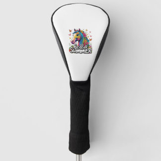 Hallo Grappig zomer paard Golfheadcover