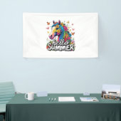 Hallo Grappig zomer paard Spandoek (Beurs)