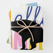 Hallo Grappig "Zomer" Pooping Lab inpakpapier (In situ)