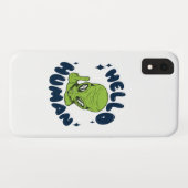 hallo grappige Alien Case-Mate iPhone Case (Achterkant (horizontaal))