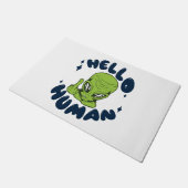 hallo grappige Alien Deurmat (Schuin)