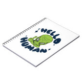 hallo grappige Alien Notitieboek (Linkerzijde)