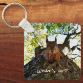 Hallo Grappige eekhoorn schattige dieren Sleutelhanger (Voorkant)