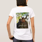 Hallo Grappige eekhoorn schattige dieren T-shirt (Achterkant)