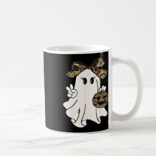 Hallo Grappige Halloween Camouflage Camo Ghost Koffiemok