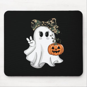 Hallo Grappige Halloween Camouflage Camo Ghost Muismat