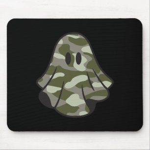 Hallo Grappige Halloween Camouflage Camo Ghost Muismat