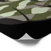 Hallo Grappige Halloween Camouflage Camo Ghost Poster (Hoek)