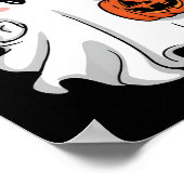 Hallo Grappige Halloween Camouflage Camo Ghost Poster (Hoek)