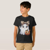 Hallo Grappige Halloween Camouflage Camo Ghost T-shirt (Voorkant volledig)
