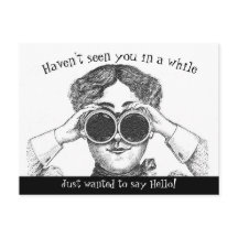 Hallo Grappige retro wilde gewoon zeggen