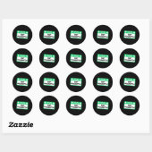 Hallo Grappige St Patrick's Day Ronde Sticker (Vel)