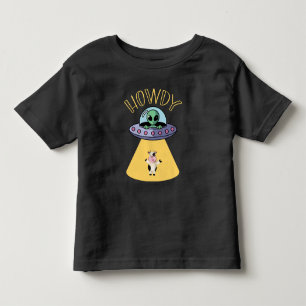 Hallo, Grappige UFO Grafiek Kinder Shirts