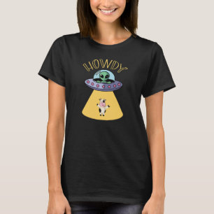 Hallo, Grappige UFO Grafiek T-shirt